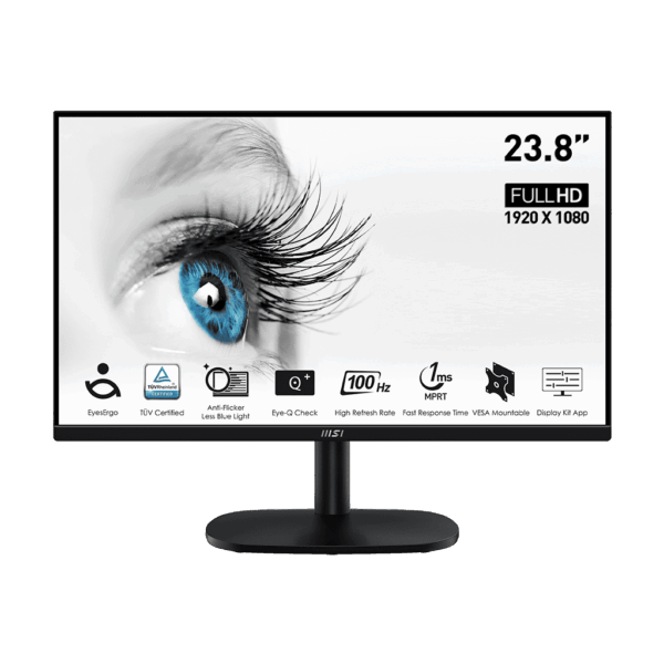 MSI PRO MP245V (24-inch FullHD Monitor, 100Hz, 1ms, Eye-Q Check)