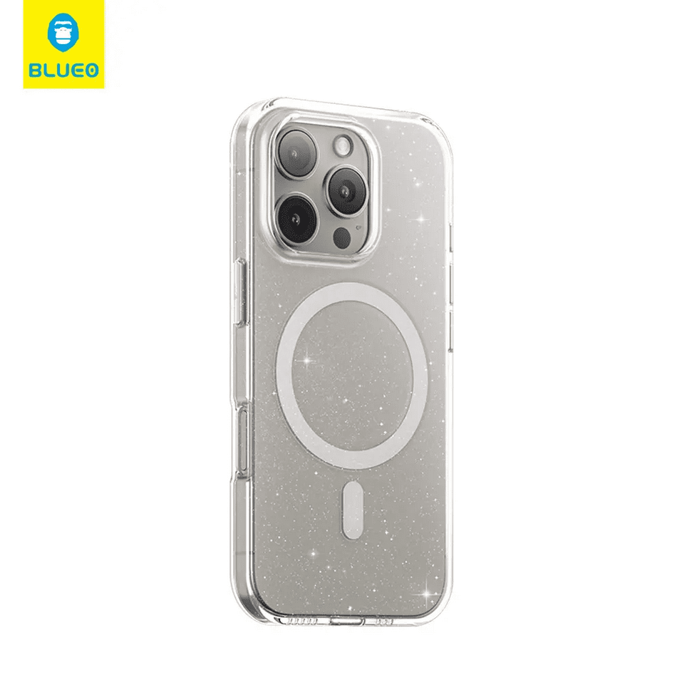 Blueo Crystal Drop Resistant Magnetic (Glitter) | Apple iPhone 16 Pro Max Case - Image 3