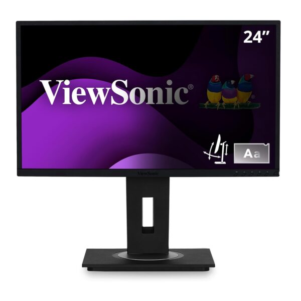 ViewSonic VG2448 (24-inch Full HD Monitor, 5ms GTG Response Time, Built-in Speakers)
