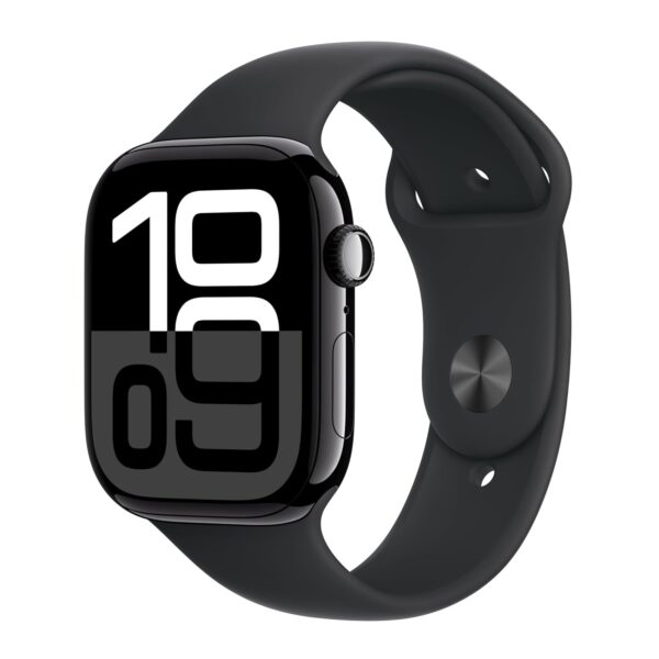 Apple Watch Series 10 (42/46mm Smartwatch with Aluminium Case and Sport Band, Fitness Tracker, ECG App, Always-On Retina Display, Water Resistant)
