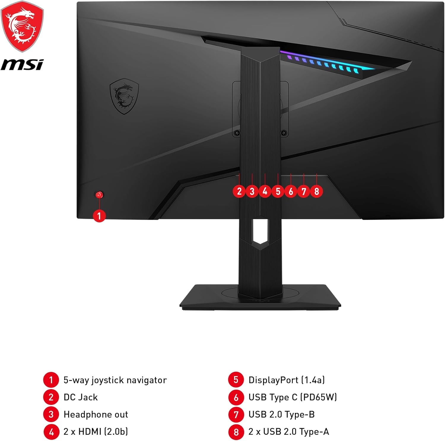 MSI MAG 274QRF QD E2 (27-inch WQHD Gaming Monitor, 180Hz, 1ms, VESA DisplayHDR 400) - Image 6