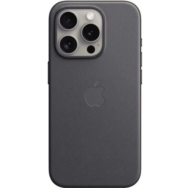 Apple - iPhone 15 Pro FineWoven Case with MagSafe - Black