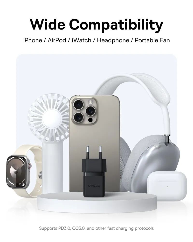 Baseus Palm 30W Fast Charger with Cable (Supports PD3.0, QC3.0, Smart Temperature Control with Cable Included) - Image 10