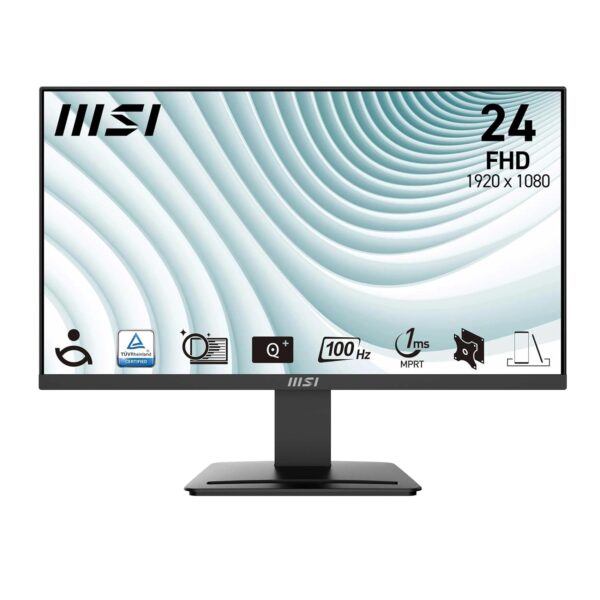 MSI PRO MP2412 (24-inch FullHD Monitor, 100Hz, 1ms, Eye-Q Check)