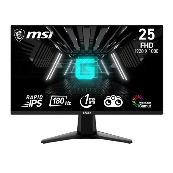 MSI G255F (25-inch FullHD Gaming Monitor, 1ms, HDR Support, 180Hz)