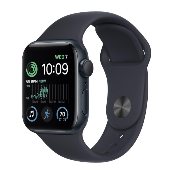 Apple Watch SE - 2nd Gen (40mm/44mm Aluminum Case & Sport Band, Fitness & Sleep Tracker, Crash Detection, Heart Rate Monitor, Retina Display, Water Resistant)