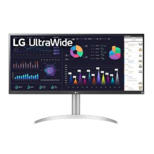 LG UltraWide 34WQ650-W (White 34-inch FullHD Monitor, VESA DisplayHDR 400, AMD FreeeSync, 100Hz, 5ms)