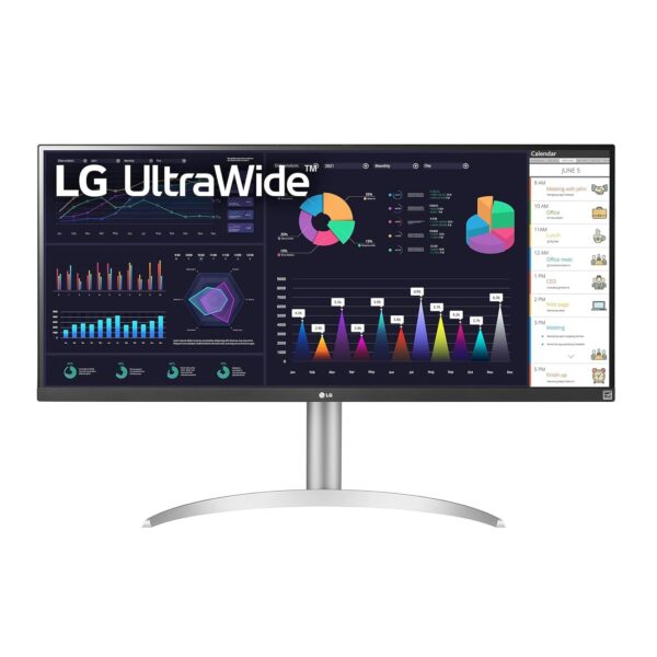 LG UltraWide 34WQ650-W (White 34-inch FullHD Monitor, VESA DisplayHDR 400, AMD FreeeSync, 100Hz, 5ms)