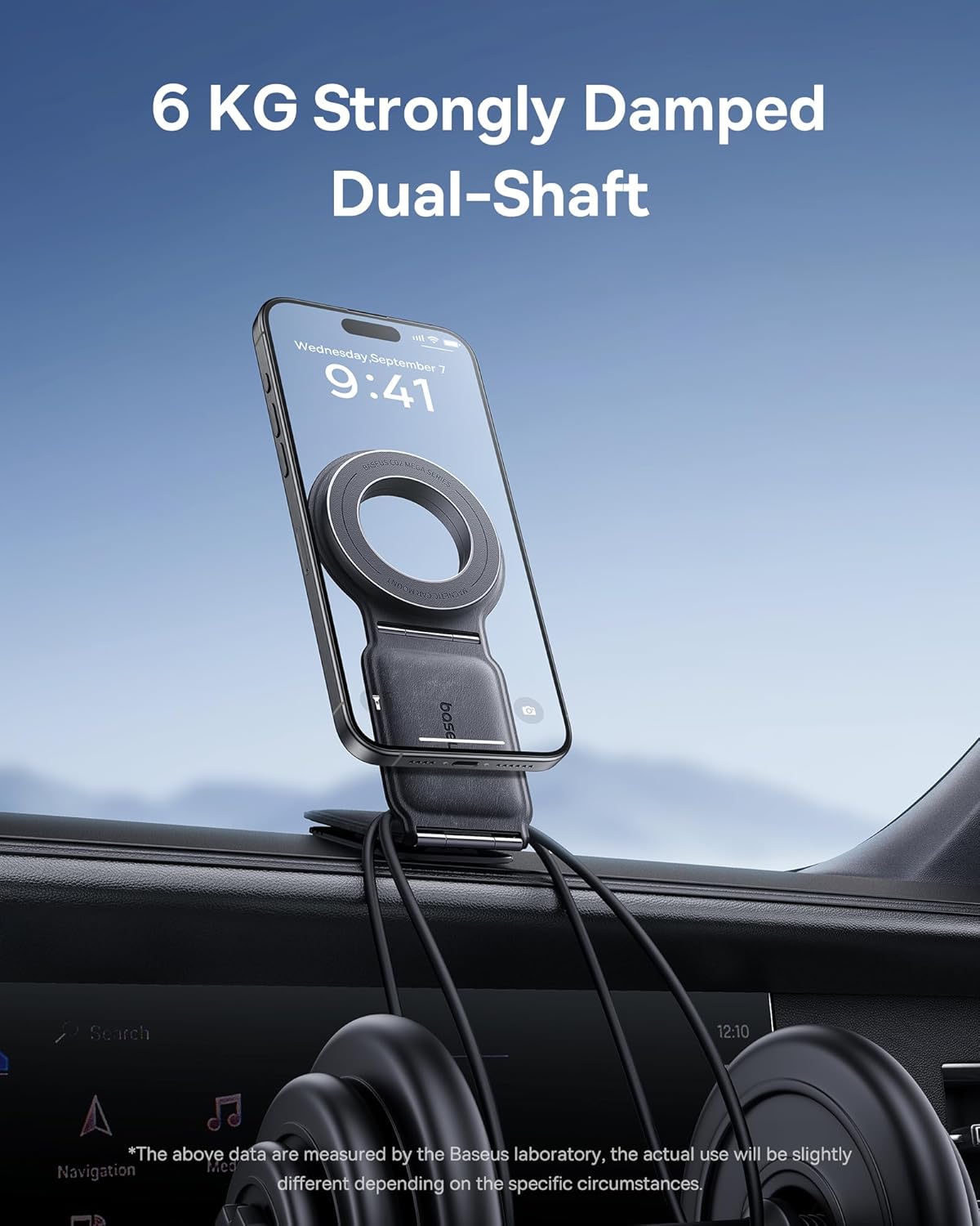 Baseus PrimeTrip Series C02 Mega Magnetic Car Mount (360 Rotatable and Foldable Magnetic Phone Holder) - Image 6