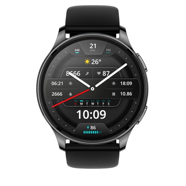 Amazfit Pop 3R (1.43" Smartwatch, AMOLED Display, Bluetooth Calling, SpO2, 12-Day Battery Life, AI Assistant, 100 Sports Modes)