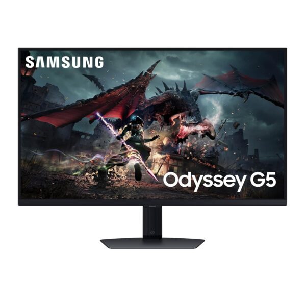 Samsung Odyssey G5 G50D (27-inch QHD Gaming Monitor, Flicker Free, 1ms, 180Hz)
