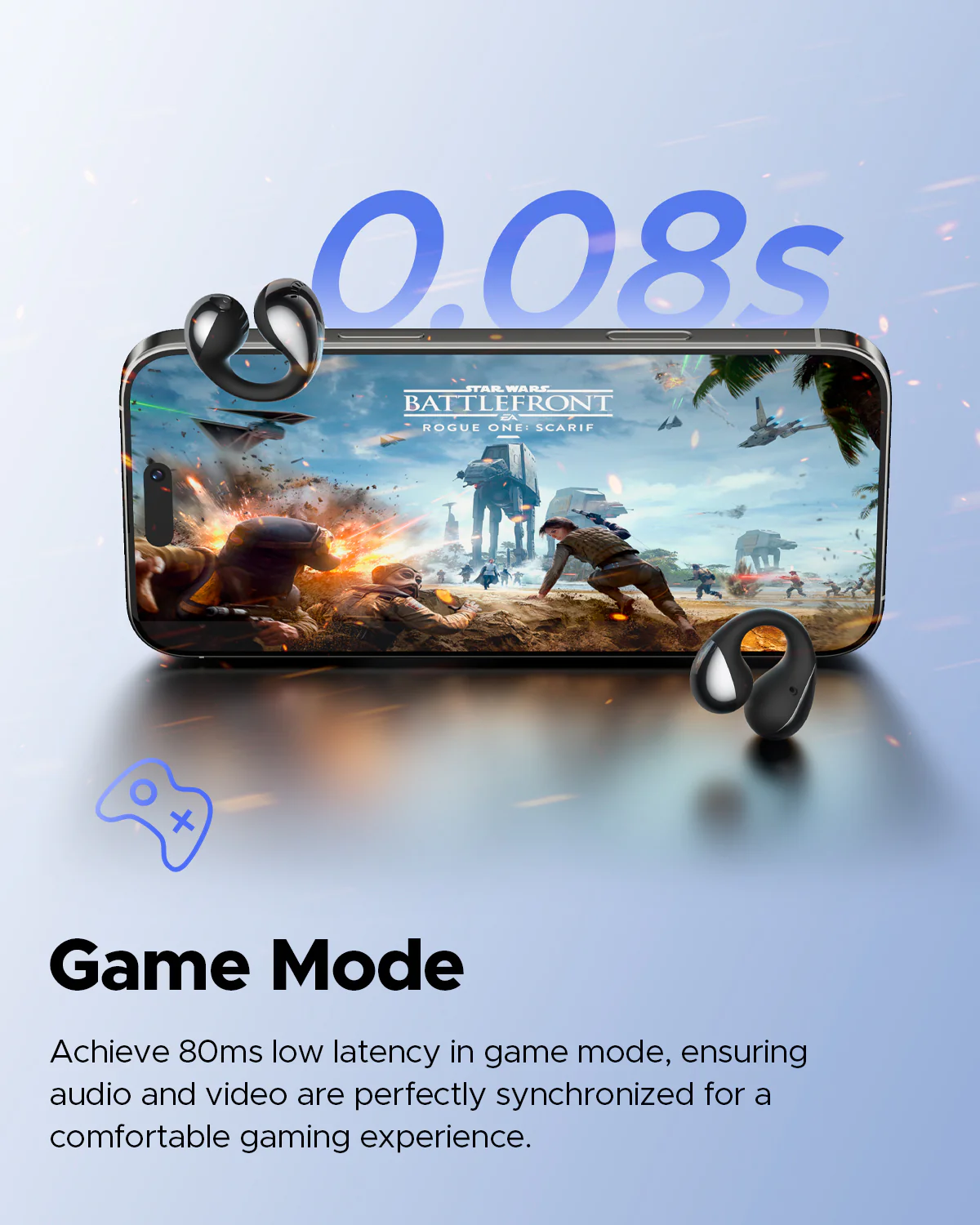 SoundPeats PearlClip Pro (Open-Ear Clip-On Earbuds with Multipoint, Spatial Audio and AI ENC Clear Calls) - Image 8