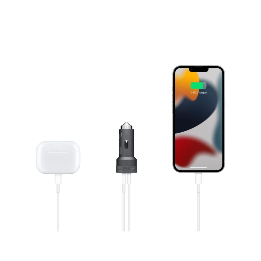 Mophie Dual (USB-C/USB-A) 32W PD Car Charger - Image 3