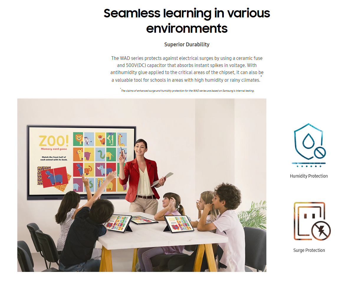 Samsung WAD Interactive Display (86-inch Interactive eBoard, 60Hz, Google Services) - Image 5