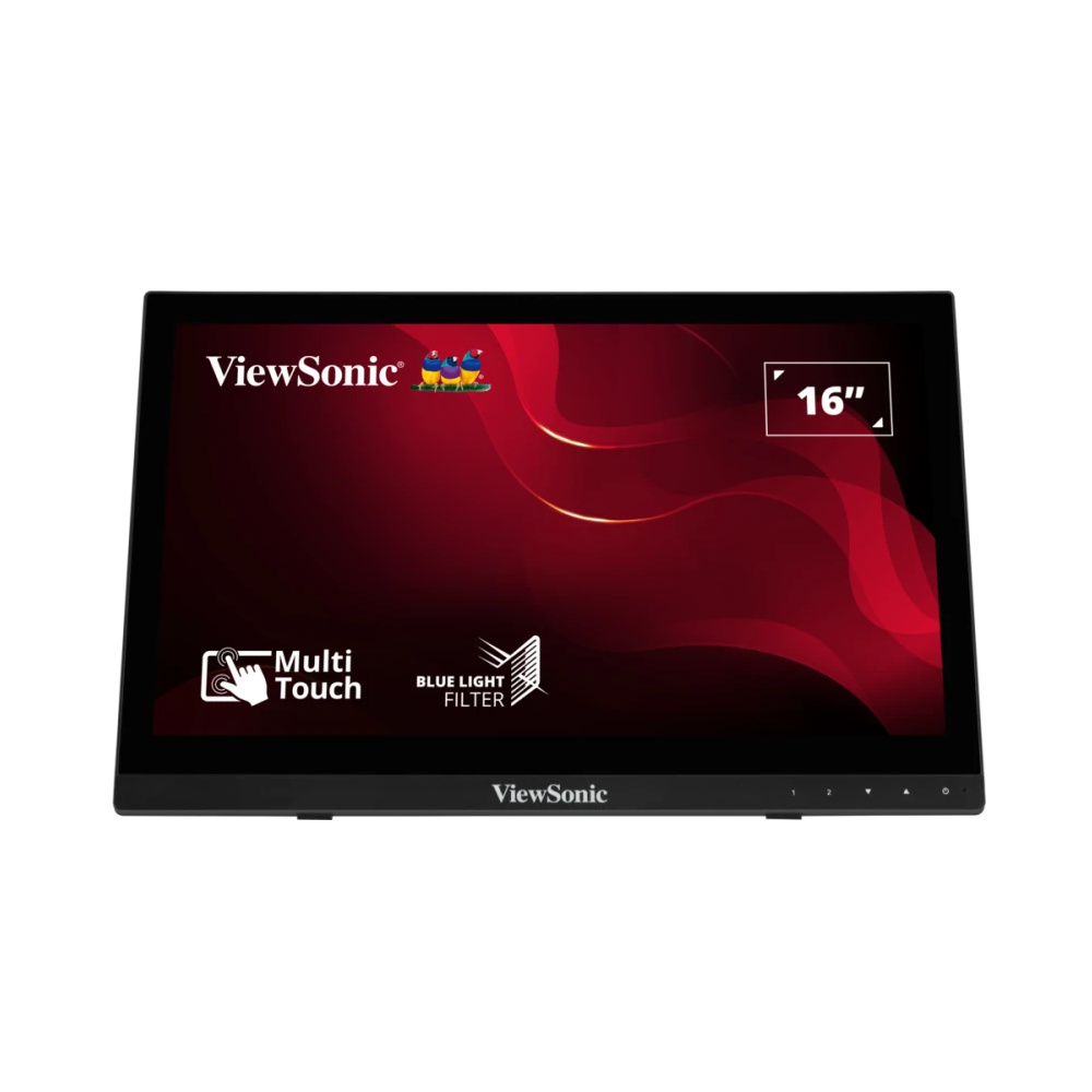 ViewSonic TD1630-3 (16-inch 10-point Touch Monitor, 60Hz, Blue Light Filter)