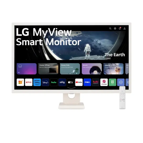 LG 32SR50F-W (32-inch Smart Monitor, WebOS, HDR10, 60Hz)