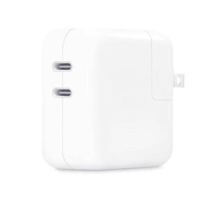 Apple Dual USB-C Port 35W Power Adapter - White (MNWP3)