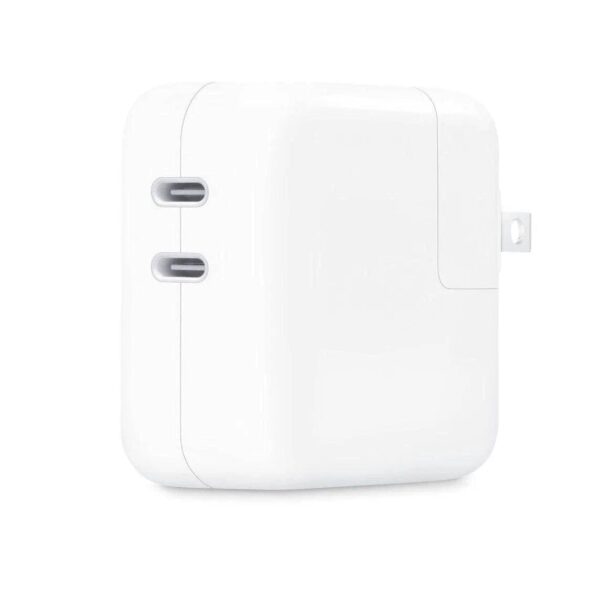 Apple Dual USB-C Port 35W Power Adapter  - White (MNWP3)