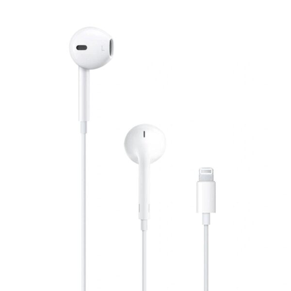 Apple Earpods with Lightning Connector (Wired Ear Buds for iPhone with Built-in Remote to Control Music, Phone Calls, and Volume)