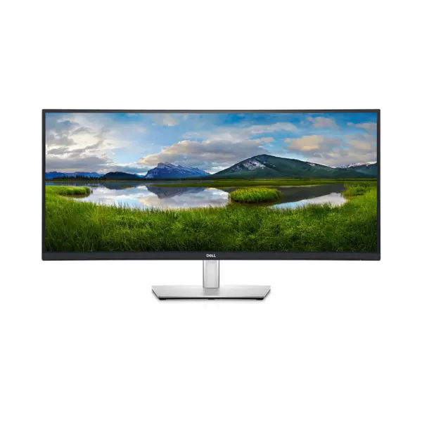 Dell P3421W (White 32-inch UWQHD Monitor, 3800R, Integrated KVM, 60Hz)