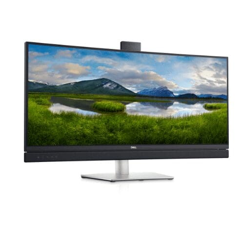 Dell C3422WE (34-inch Curved Video Conferencing Monitor, Integrated Camera, Dual 5W Speakers, 8ms, 60Hz)