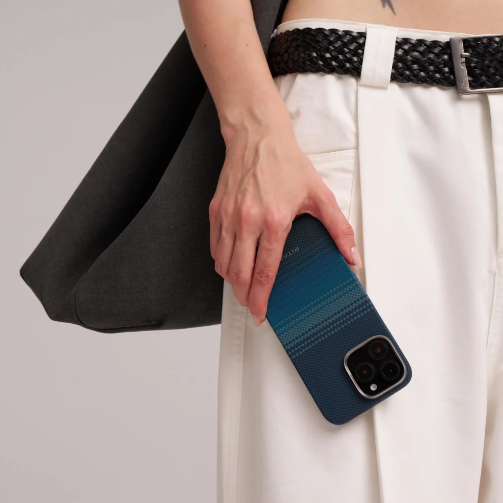 Pitaka Tactile Woven Case For Apple iPhone 16 Pro Max (Thin and Light Case With Unique Woven Textures and Magsafe Compatibility) - Image 4