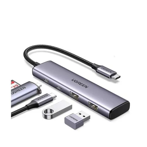 UGREEN 4-in-1 USB-C To 2xUSB-C + 2xUSB 3.0 (15395) | USB-C Hub