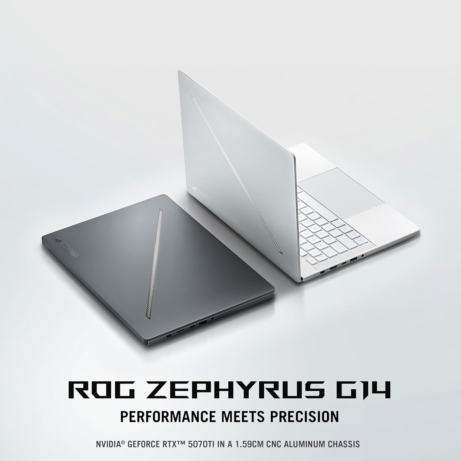 ASUS ROG ZEPHYRUS GA403WR-G14.R95070TI COPILOT +PC (AMD Ryzen AI 9 HX 370, 1TB NVME/32GB DDR5 ON BOARD, 14" 3K(2880 x 1800) OLED 120Hz, RTX 5070TI 12GB, WIN 11/PLATINUM WHITE) - Image 9