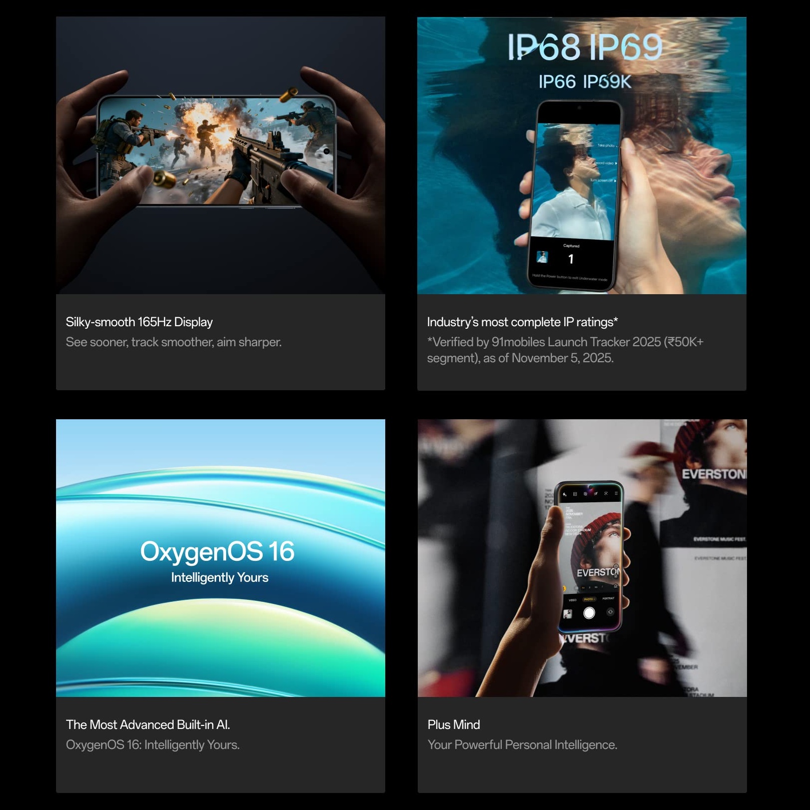 OnePlus 15 16GB/512GB (Snapdragon 8 Elite Gen 5, IP69K, Triple 50MP Camera with DetailMax Engine) - Image 4