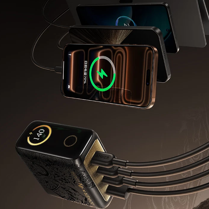 Anker x Black Myth Wukong 140W GaN Charger (with 240W 2m Cable) - Image 3